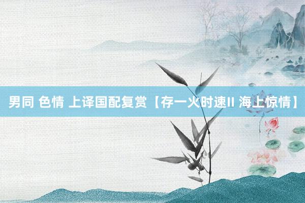 男同 色情 上译国配复赏【存一火时速II 海上惊情】